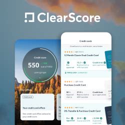 clear score za credit card application.